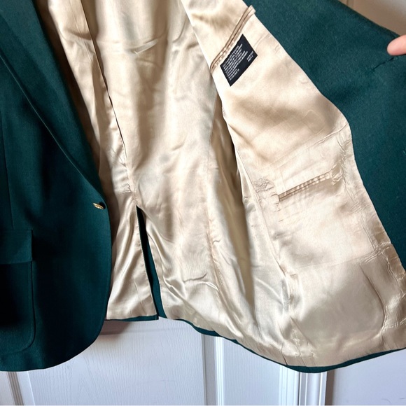 Vintage STAFFORD Worsted Wool Blend Single Breasted Blazer—SZ. 46 - Picture 13 of 17